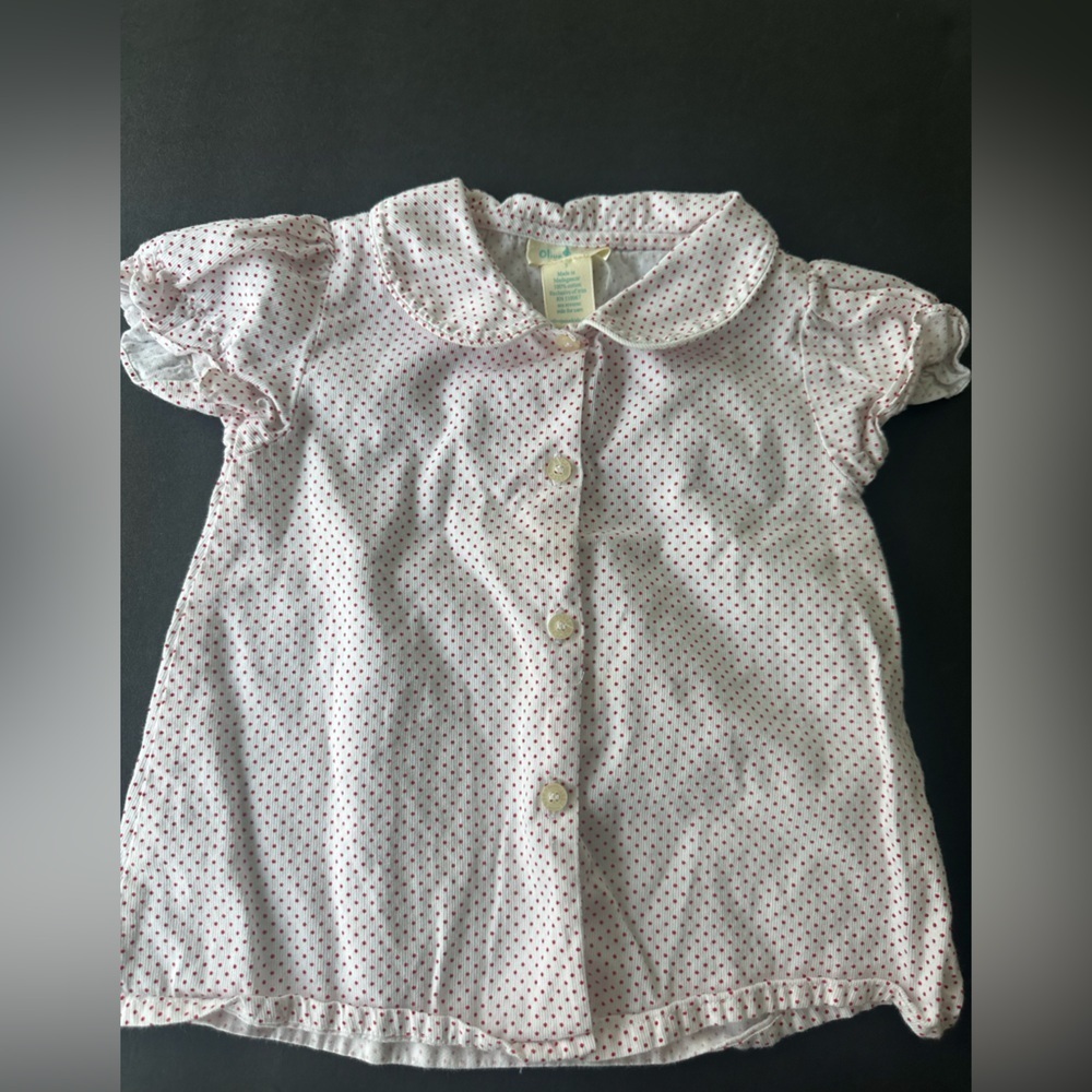 Olive Juice - Dot Blouse
